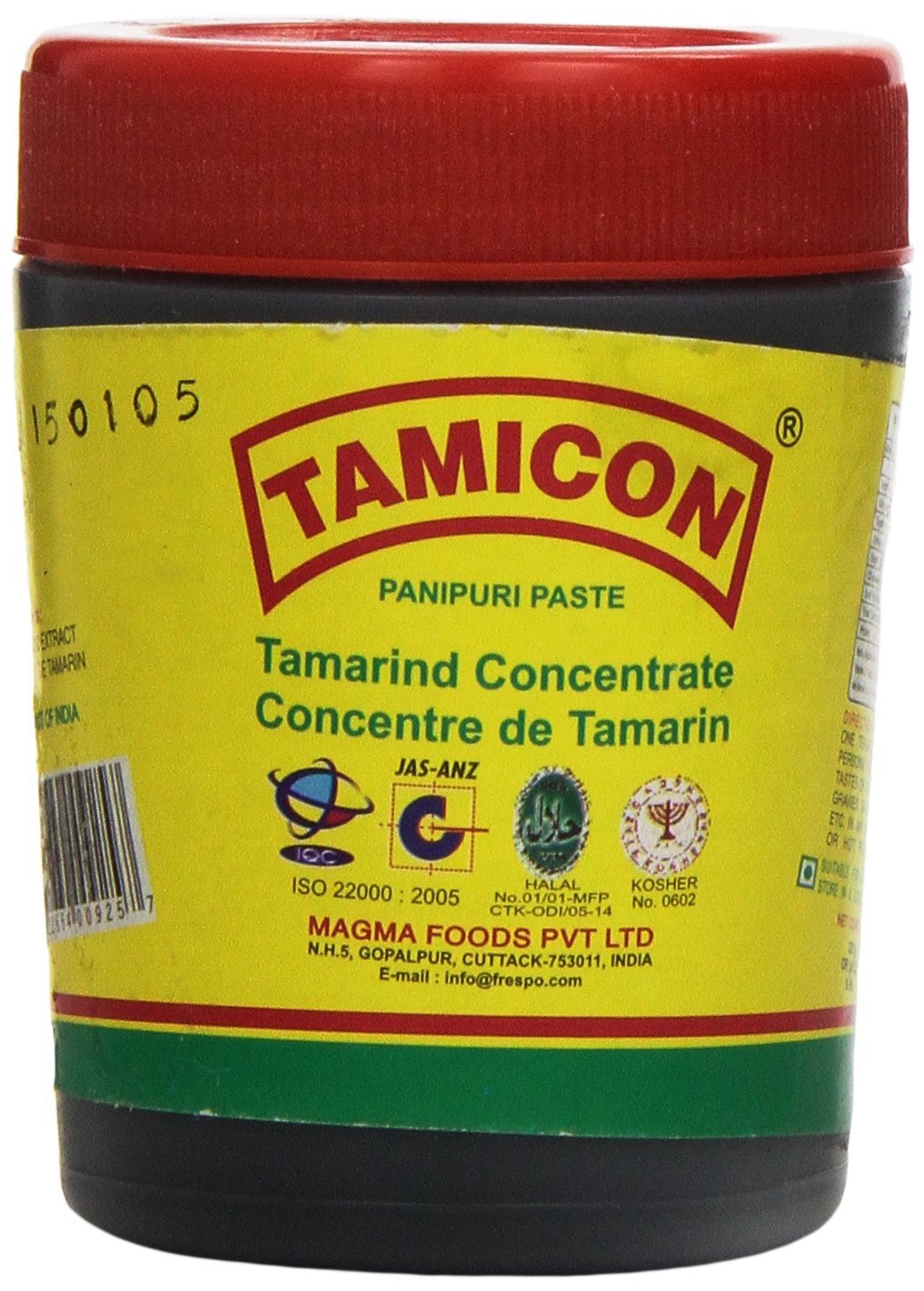 Tamicon Tamarind Concentrate - Authentic Sweet & Sour Tamarind Paste for Curries, Dips & Soups, 7.05 Oz (Pack of 1)
