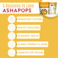 AshaPops Turmeric Garlic Flavored Popped Water Lily Seeds, 1 oz (Pack of 1) - Gluten-Free, Vegan, Paleo, Soy-Free, Non-GMO, Plan