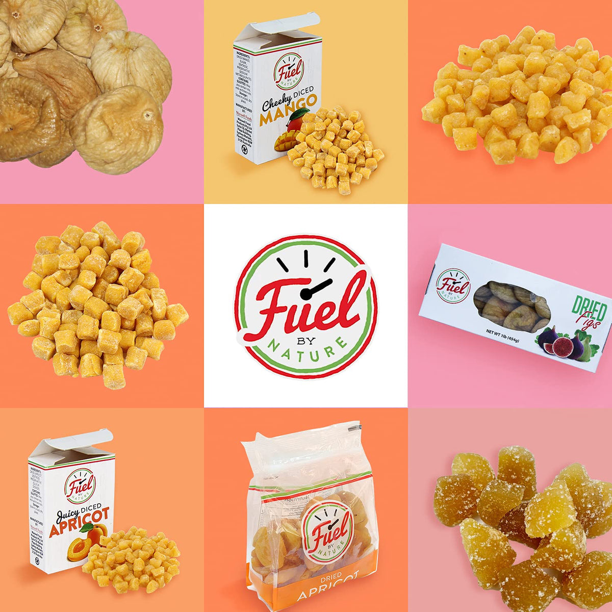 Fuel By Nature Dried & Crystallized Ginger, Healthy Snack, 1lb Bulk