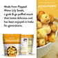 AshaPops Turmeric Garlic Flavored Popped Water Lily Seeds, 1 oz (Pack of 1) - Gluten-Free, Vegan, Paleo, Soy-Free, Non-GMO, Plan
