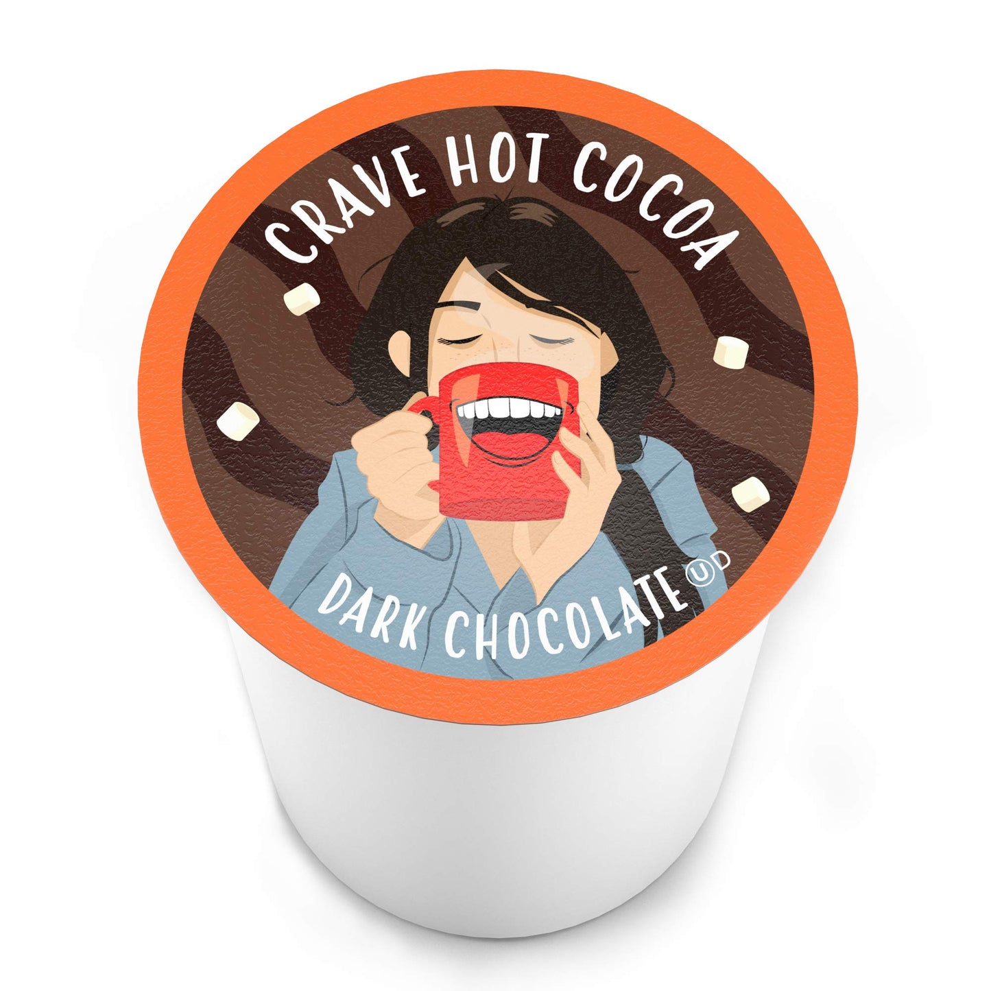 Crave Hot Chocolate Pods for 2.0 K-Cup malt-inspired, Dark Chocolate, 40 Count