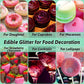 SigWong Edible Glitter Set - 3 Colors Luster Dust, Food Grade Metallic Sprinkles, 5g, Vegan, Red+Green+Blue