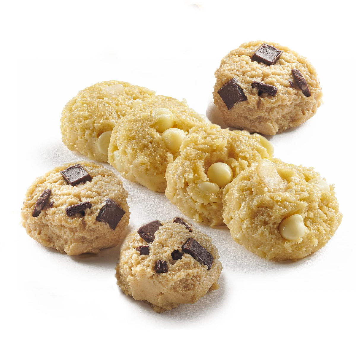 David's Cookies Preformed Frozen Cookie Dough Chocolate Chunk & Macadamia White Chip 96 count