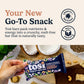Tosi Meal Bars - Cashew Coconut, Vegan Snack Bars, 14g Protein, 12 Count, Organic, Gluten Free