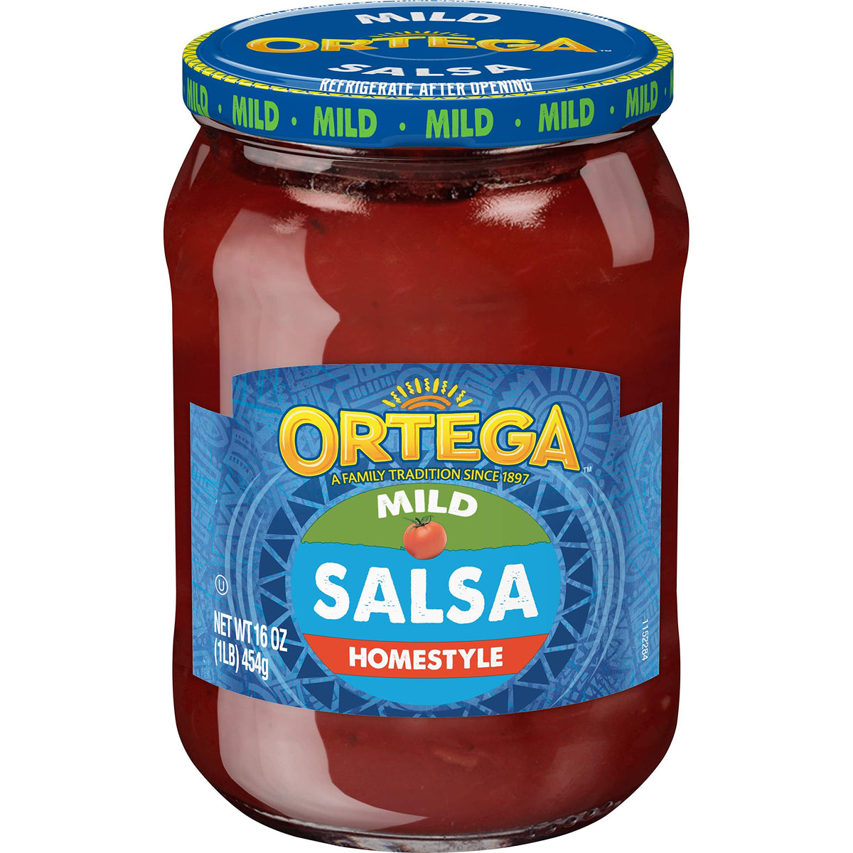 Ortega Salsa, Mild Salsa, 16 Ounce (Pack of 12)