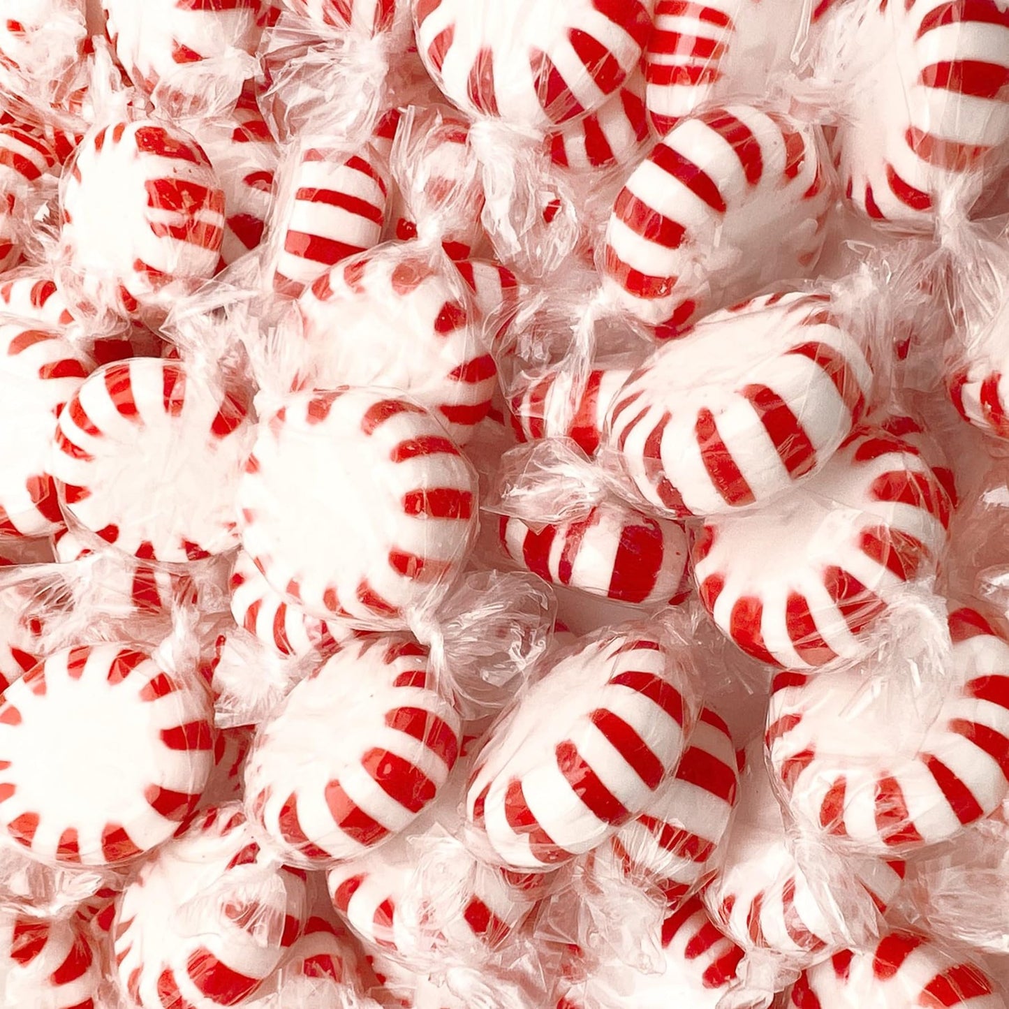 Original Individually Wrapped Starlight Mint Hard Candy (Red Peppermint Starlights, 2 Pound)