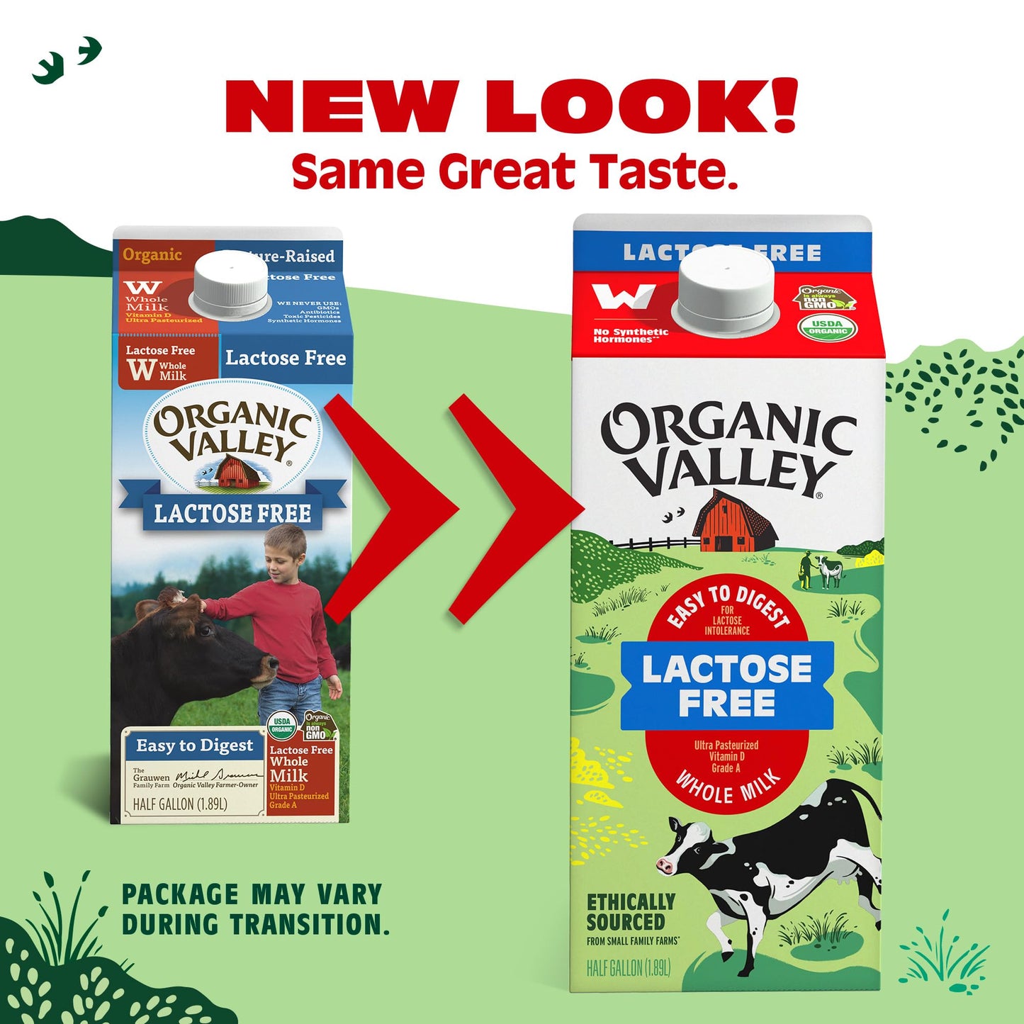 Organic Valley Ultra Pasteurized Organic Lactose Free Whole Milk, 64 Oz
