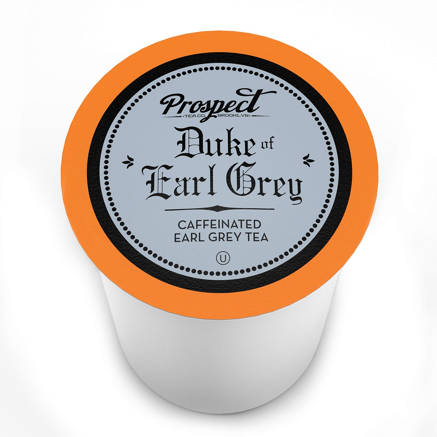 Prospect Tea Co. Earl Grey Tea Pods, Compatible with K Cup malt-inspired, 40 Count, Model PTC DE40