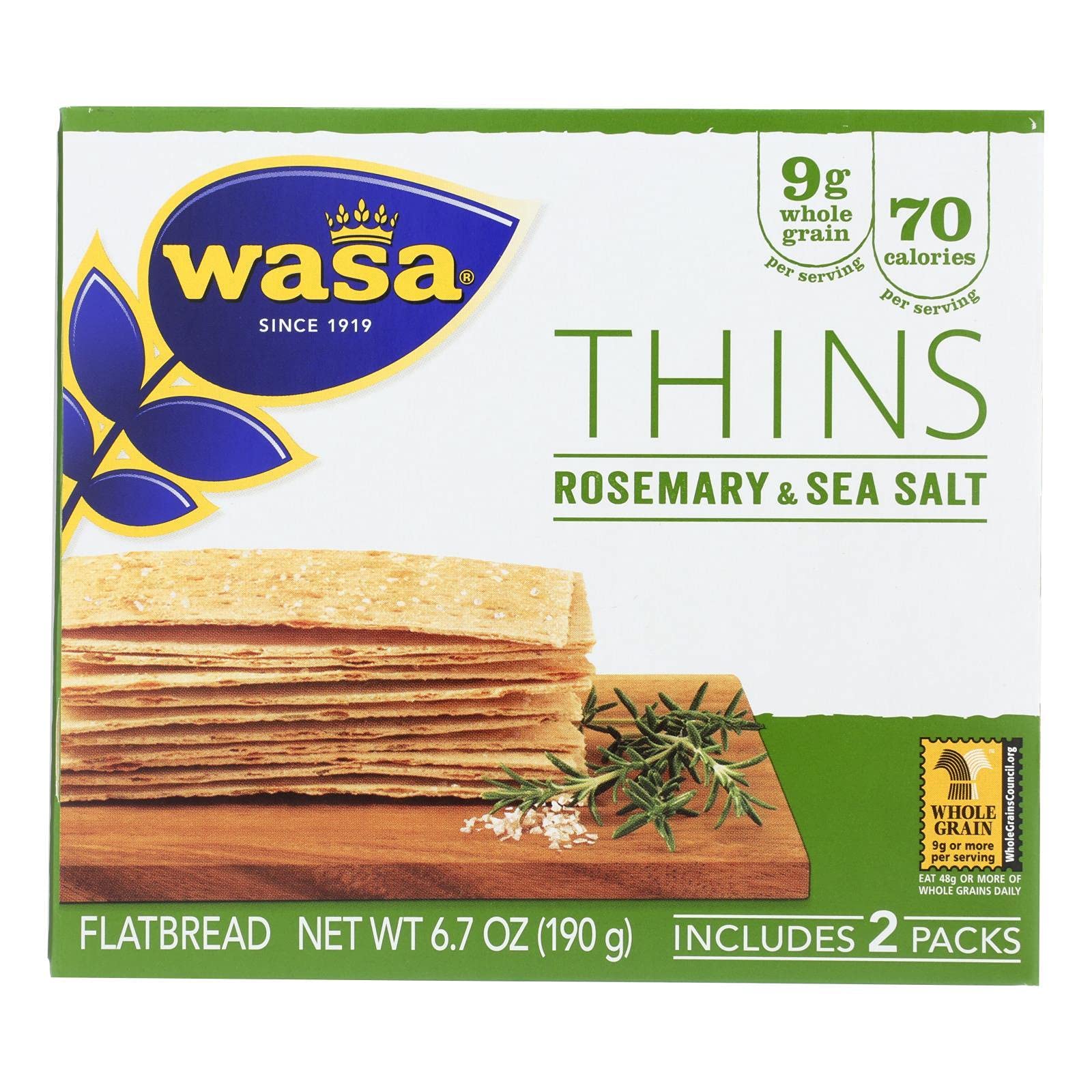 Wasa Thins Rosemary & Salt