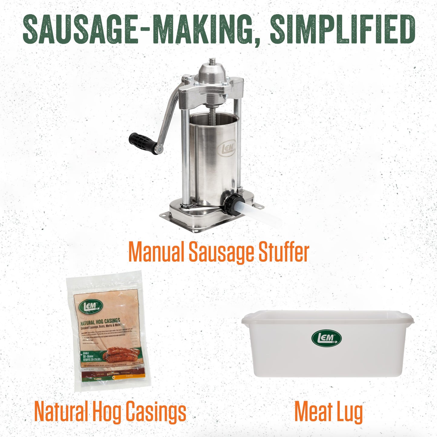 Lem Products Backwoods Polish Fresh Sausage Seasoning, Ideal For Wild Game And Domestic Meat, Seasons Up To 25 Pounds Of Meat, 8 Ounce Packet