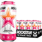 Rockstar Pure Zero Energy Drink, Tangerine Mango Guava Strawberry, 0 Sugar, 16 Fl Oz (Pack of 12)
