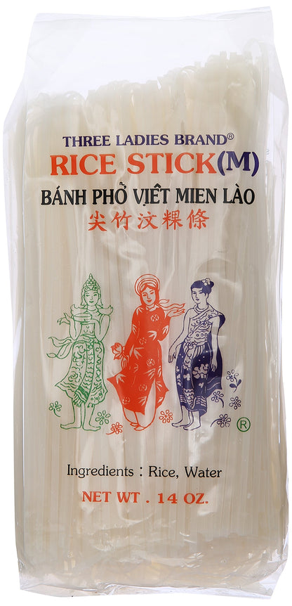 Three Ladies Brand Rice Stick, 14 oz
