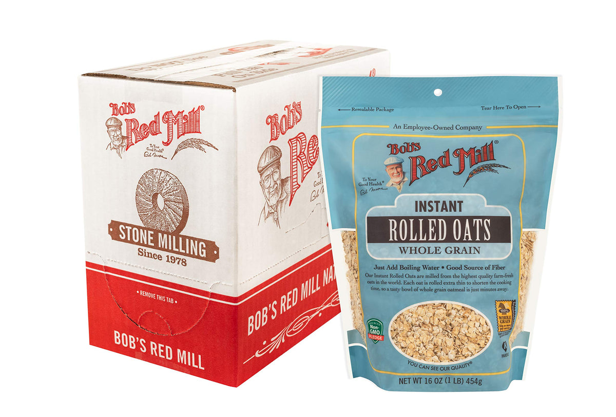 Bob'S Red Mill Instant Rolled Oats, 16-Ounce (Pack Of 4)