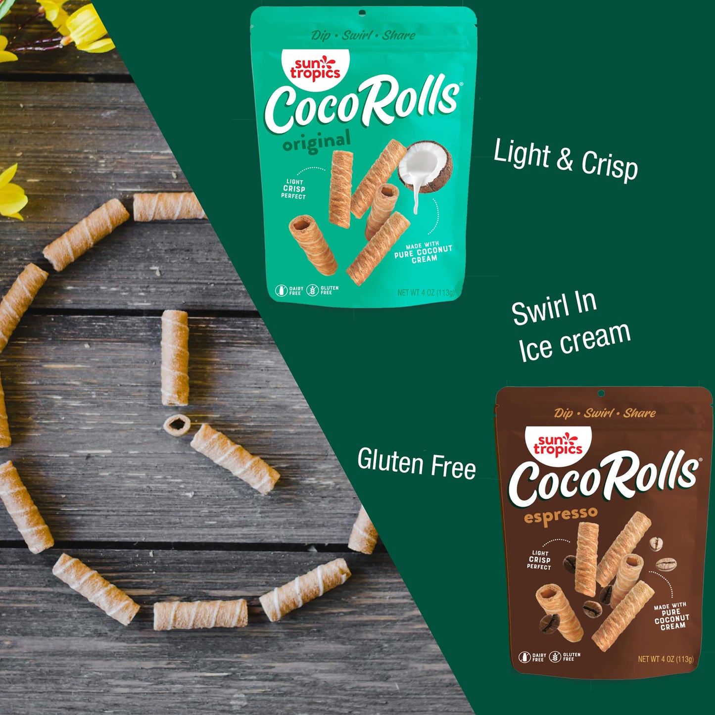 Sun Tropics CocoRolls Espresso