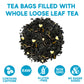 Sou Zen Earl Grey 30 Corn-Fiber Pyramid Tea Bags | Premium Loose Leaf Blend | Naturally Organic Ingredients, No Additives (Cream