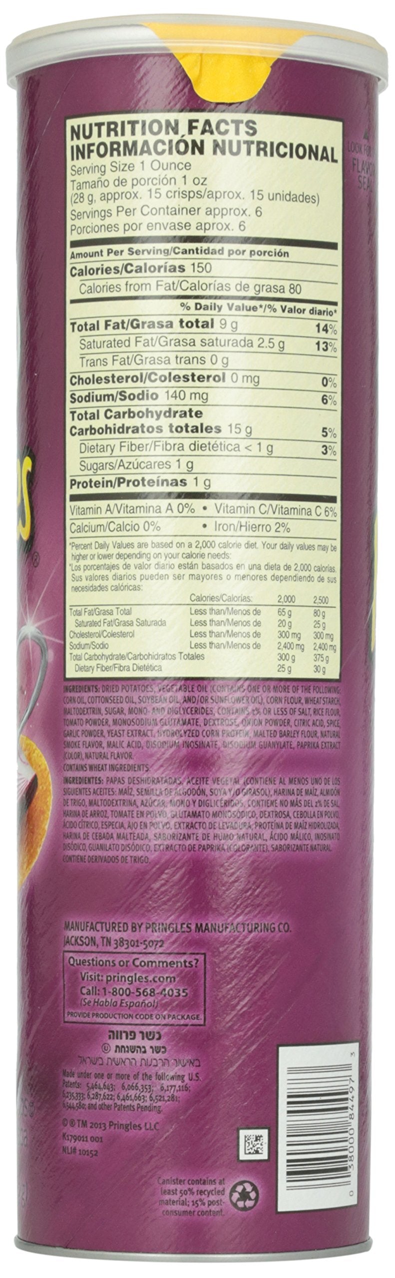Pringles Texas Bbq Sauce - Pringles - 165G