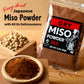 Yamasan Kyoto Uji Japanese Dry Red Miso Seasoning, Freeze-Dried Red Miso Powder, Rich Flavor And Umami, No Additives, Vegan, Del