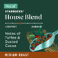 Starbucks Ground Coffee, Medium Roast Coffee, Decaf House Blend, 100% Arabica, 1 Bag (12 Oz)