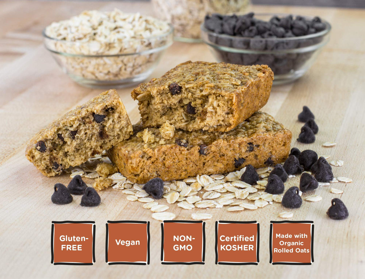 Bobos Oat Bars Variety Sampler, Chocolate Chip, Lemon Poppyseed, Peanut Butter, Gluten Free, 9 Pack, 12 Count