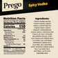 Prego Spicy spirit-inspired flavor Pasta Sauce, 23.75 oz Jar, Pack of 1, Ideal for Pasta Dishes