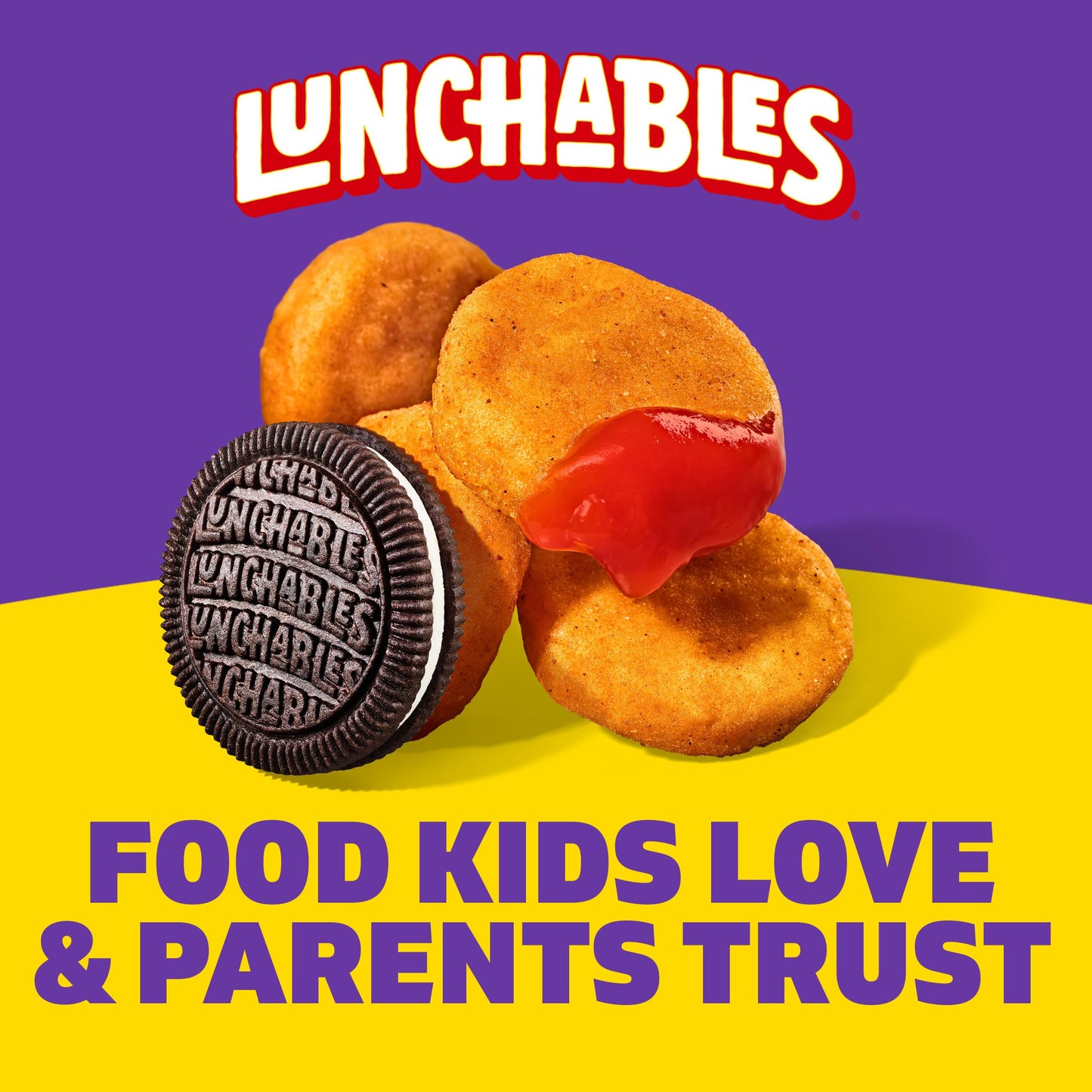 Lunchables Chicken Dunks with Chocolate Creme Cookies, 4 oz Pack