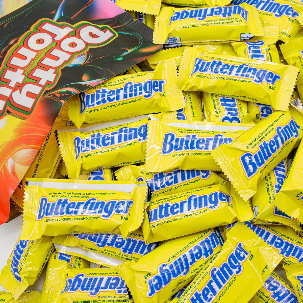 Candy Bars 3 Lb – Anti Melt Pack, Crunchy Peanut Center, Chocolatey Shell, Individually Wrapped, Bulk Resealable Bag, Fun Size