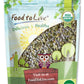 Food to Live Organic Sprouted Seeds Mix, 8 Ounces - Raw & Non-GMO Snack Mix Contains Sprouted Pumpkin and Sunflower Seeds. Vegan