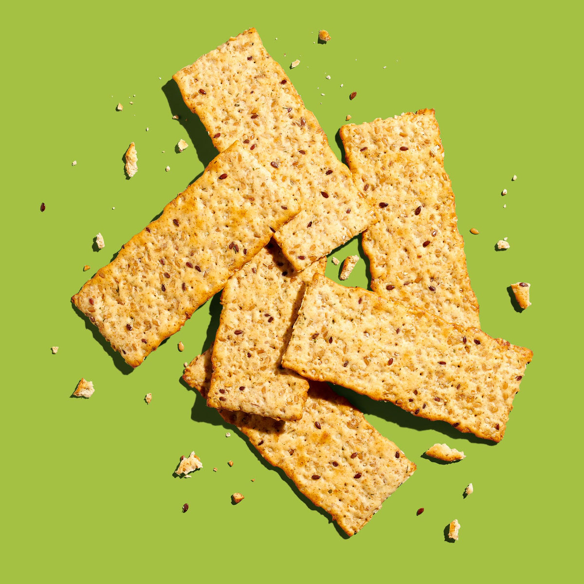 Back to Nature - Multigrain Flax Seeded Flatbread Crackers - Non-GMO, Made with Real Ingredients like Wheat Flour & Whole Grains