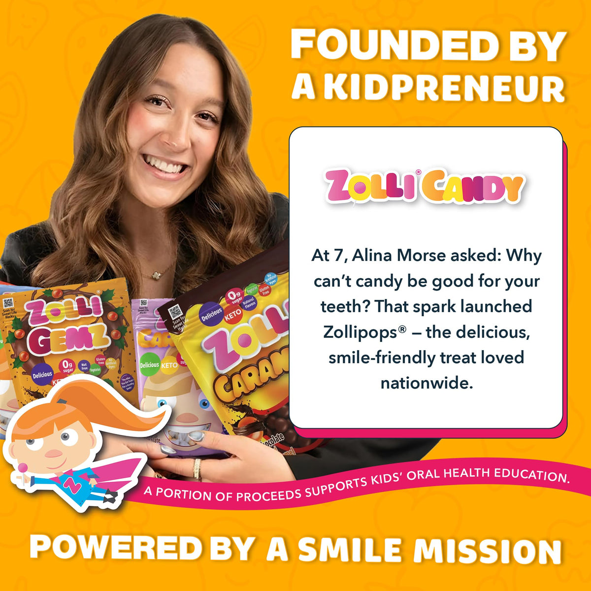 Zolli Caramelz Sugar-Free Candy - Creamy, Chewy, Dye-Free, Keto & Diabetic-Friendly Healthy Candy, Dentist-Approved Treats for K
