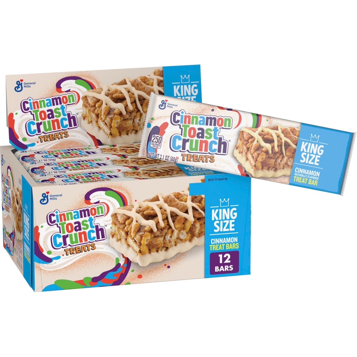 Cinnamon Toast Crunch Breakfast Cereal Treat Bars, Snack Bars, 12 ct