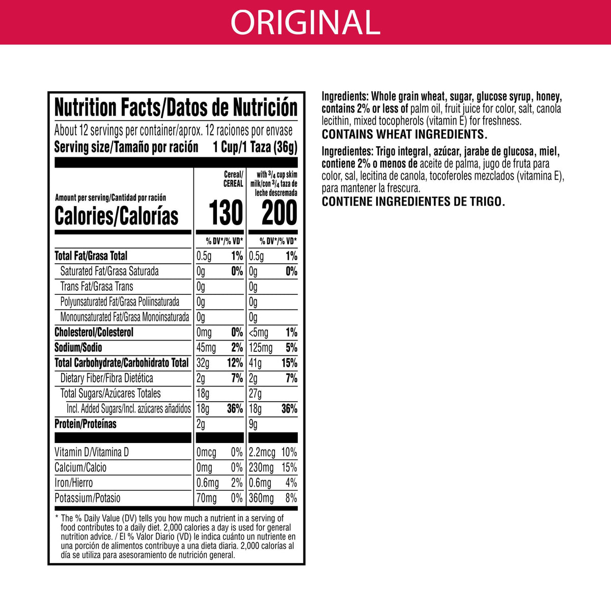 Kelloggs Honey Smacks Breakfast Cereal, Made with Whole Grain, Kids Snacks, Large Size, Original, 15.3oz Box (1 Box)
