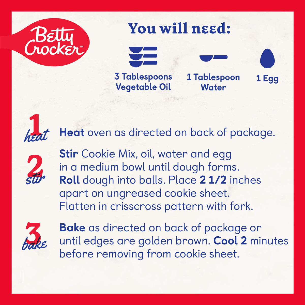 Betty Crocker Peanut Butter Cookie Mix - 17.5 oz - 3 pk