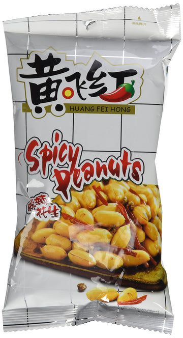 Huangfeihong Spicy Snack Peanuts - 30 3.8 Oz /110G 30 Bags