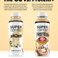 SUPER COFFEE Protein+  Keto Protein Coffee (0g Added Sugar  25g Protein  150 Calories) [Vanilla] 12 Fl Oz  12 Pack | Iced Smart Coffee Drinks