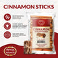 Spicy World Cinnamon Sticks 7 Ounce Bag - Perfect for Baking, Cooking & Beverages - 3+ Inches Length - Cassia Saigon Cinnamon fr
