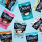 Chocxo Dark Chocolate Coconut Almond & Sea Salt Snaps - Low In Sugar, Organic 85% Cacao, Non-Gmo, Keto Certified, Gluten Free & Kosher. No Artificial Sweeteners Or Sugar  S, 3.45 Oz (Pack Of 6)