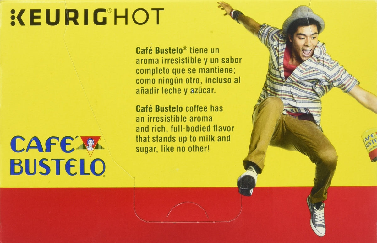 Caf   Bustelo Espresso Style Dark Roast Coffee, 12 Keurig K-Cup Pods