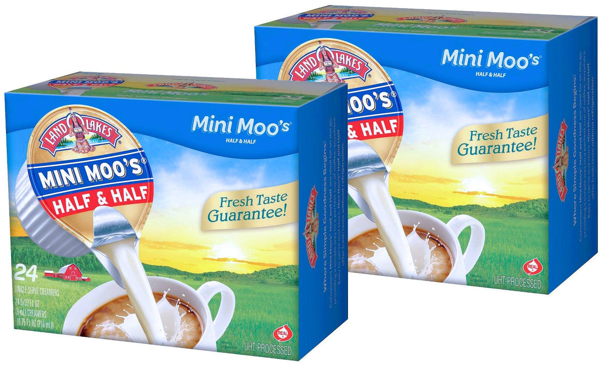 Land O' Lakes Mini-Moo's Half & Half Pack of 2 24-count boxes Total 48