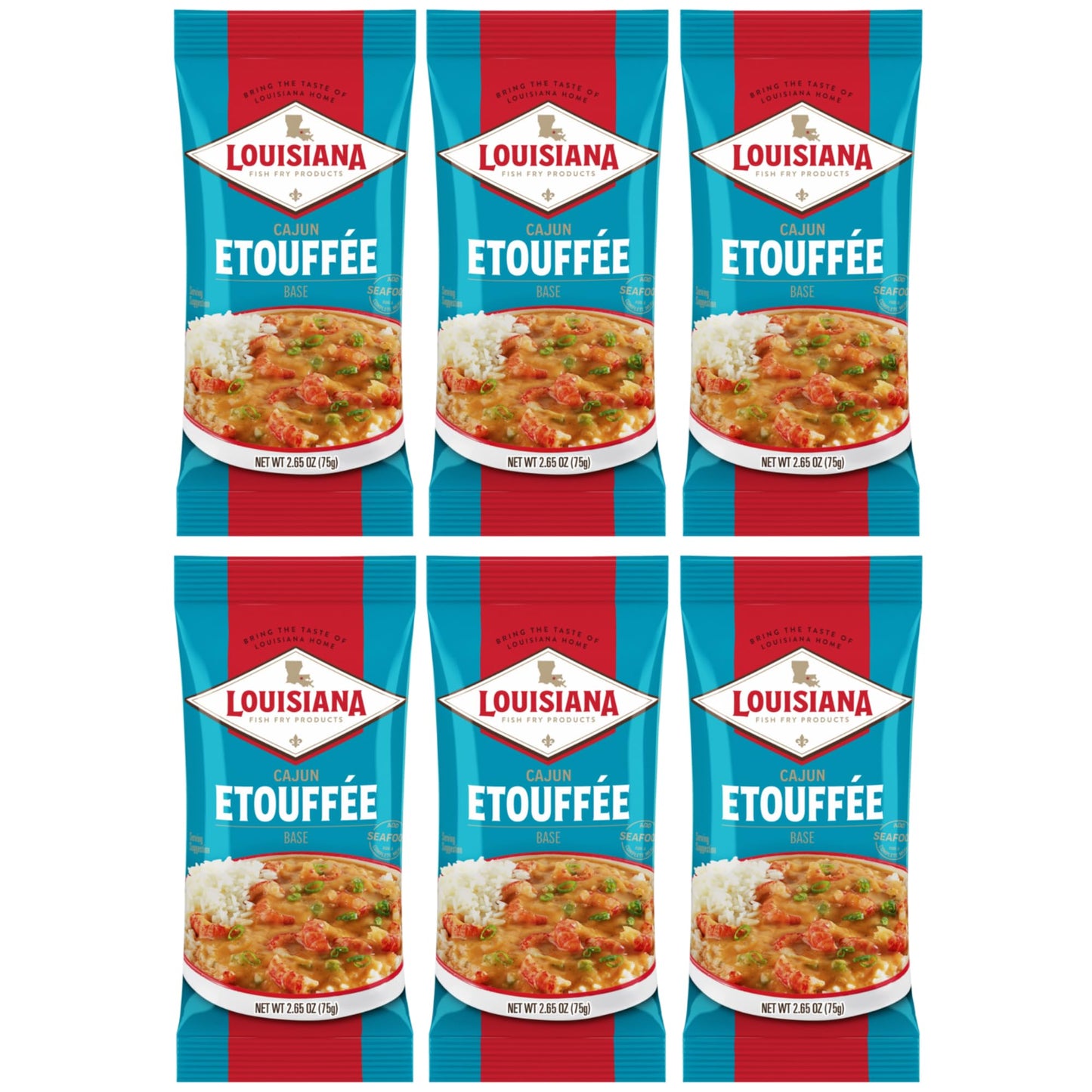Louisiana Mix Cajun Etouffee, 6-Pack