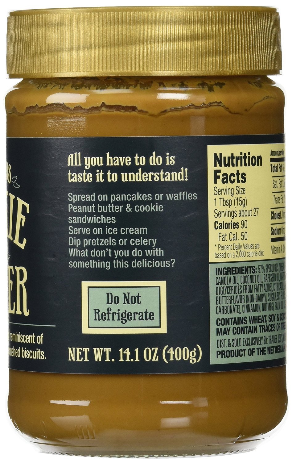 Speculoos Cookie Butter (14.1 Oz Jar) (Basic) (Basic pack)