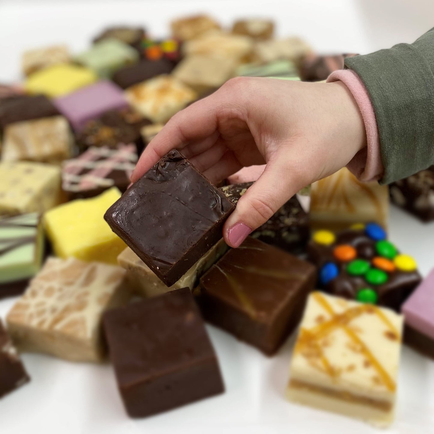 Valley Fudge Dark Chocolate Artisan Fudge, Gourmet Candy, One Pound Package