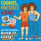 Lenny & Larrys Pizza Palooza FITZELS- Savory Pretzel Snacks Incredibly Tasty High Protein, Salty, Vegan, Kosher 20 gs of Plant