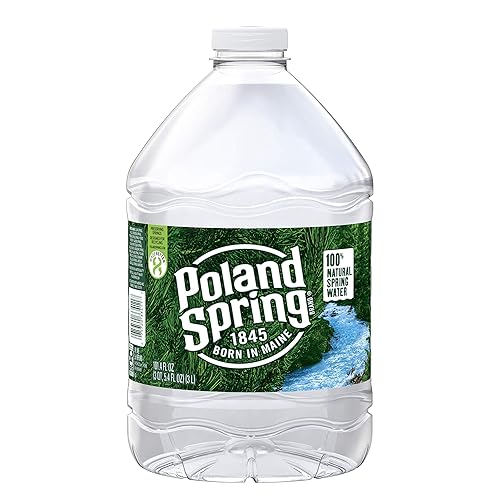 Poland Spring 100% Natural Spring Water, 101.4 Fl Oz,Pack Of 6