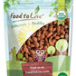 Food to Live Organic Dry Roasted Whole Almonds with Himalayan Salt, 12 Oz Non-GMO, Oven Roasted, Lightly Salted, No Oil Added, V
