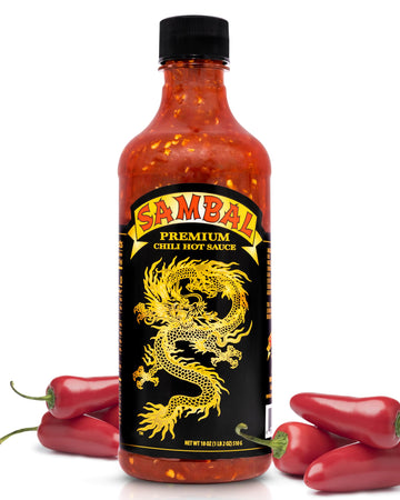 Underwood Ranches Dragon Sambal Sauce - Hot Sauce, 18 oz, 1 Pack