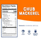 Bumble Bee Chub Mackerel, 15 oz Can - Canned Mackerel Fish, High Protein Keto Food, Gluten Free (Pack of 4)