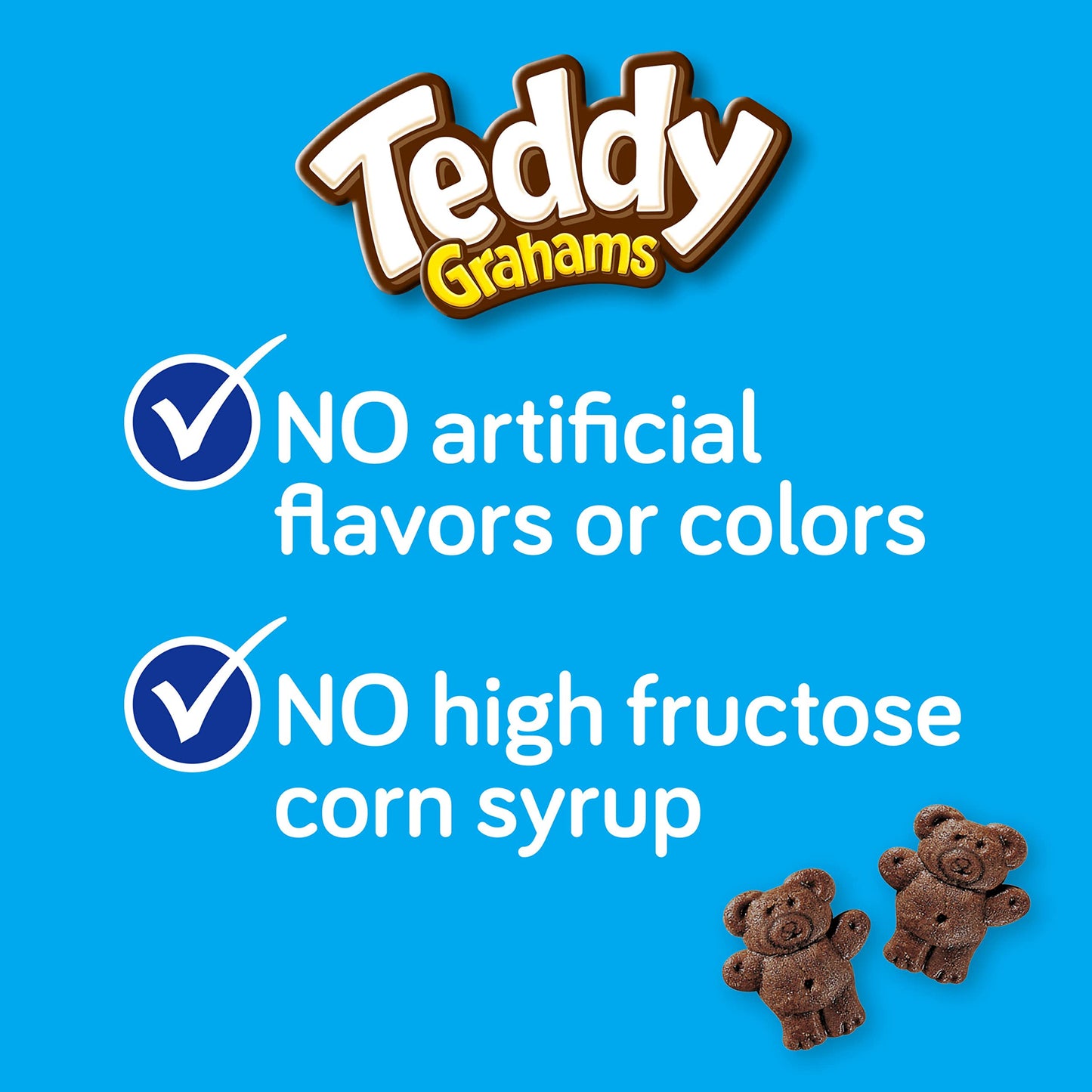 Teddy Grahams Chocolate Graham Snacks,10 Ounce (Pack of 12)