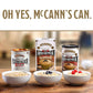 McCanns Instant Irish Oatmeal, Apples & Cinnamon, 10 Packets