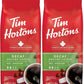 Tim Hortons 100% Arabica Medium Roast, Decaffeinated, Ground Coffee, 12 Ounce (Pack of 2)