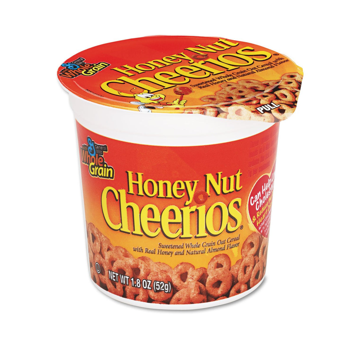 General Mills Honey Nut Cheerios Cereal Single-Serve 1.8Oz Cup Pack Of 6